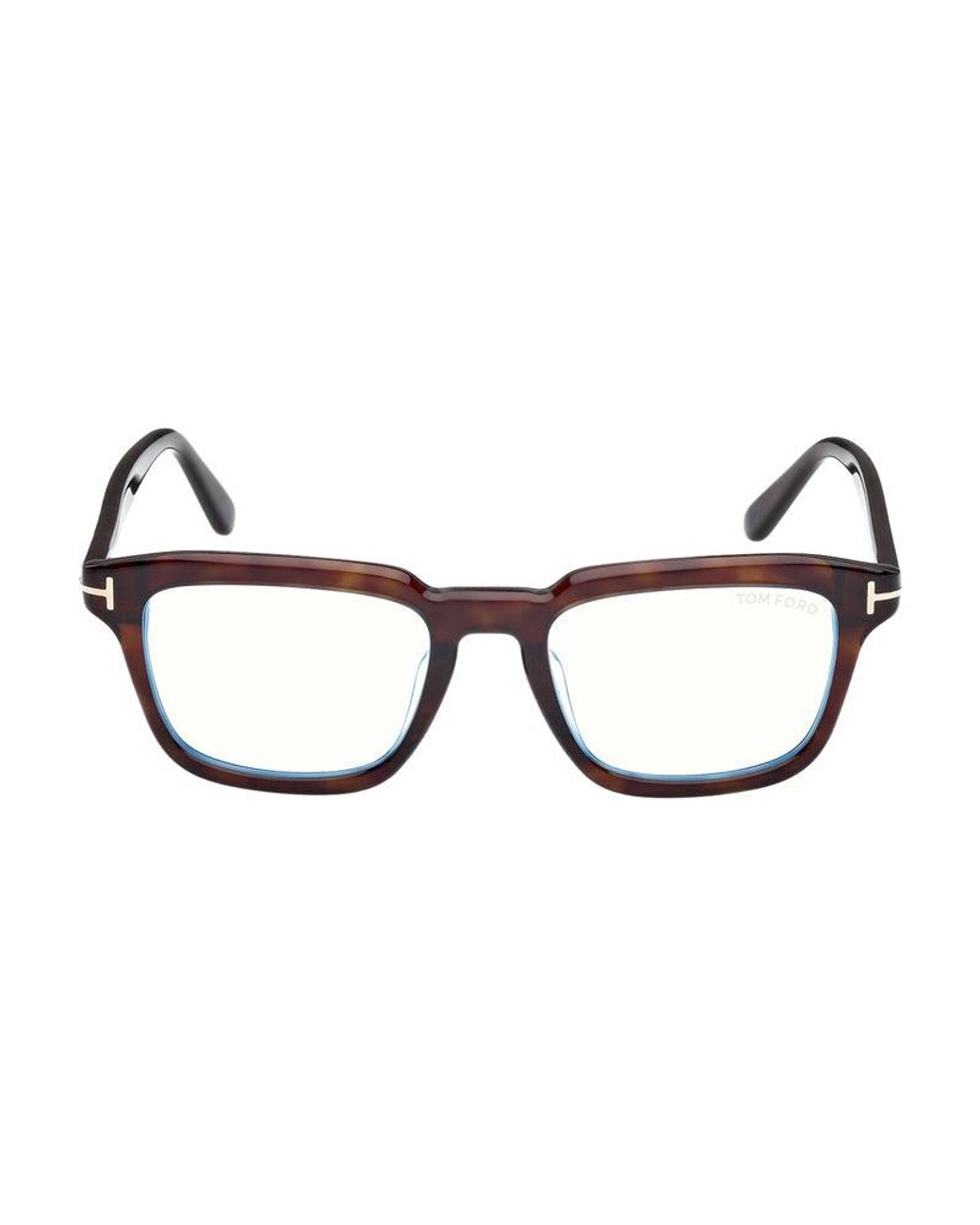 Tom Ford Brown Eyeglasses Full Rim, Dark Havana Frame And Clear--Light Block Lenses Lens Ft6032-F-B052 Sunglasses for men