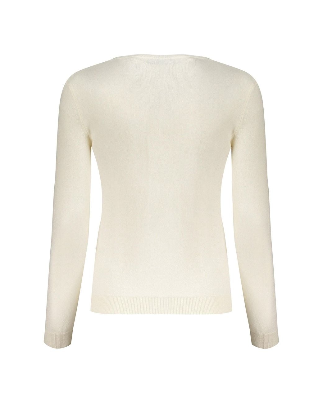 Valentino White Wool Blend Sweater