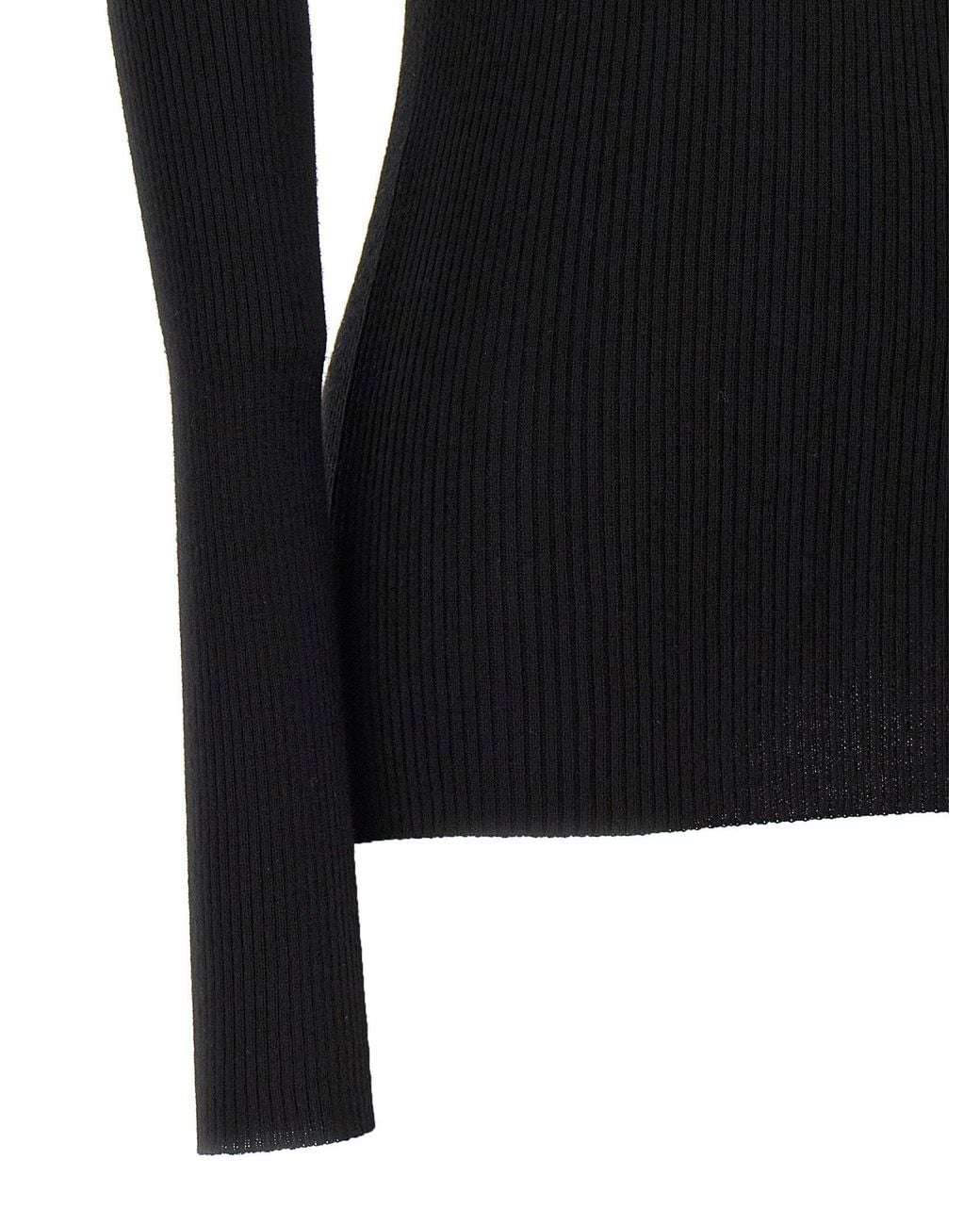Rick Owens Black Al Top Sweater