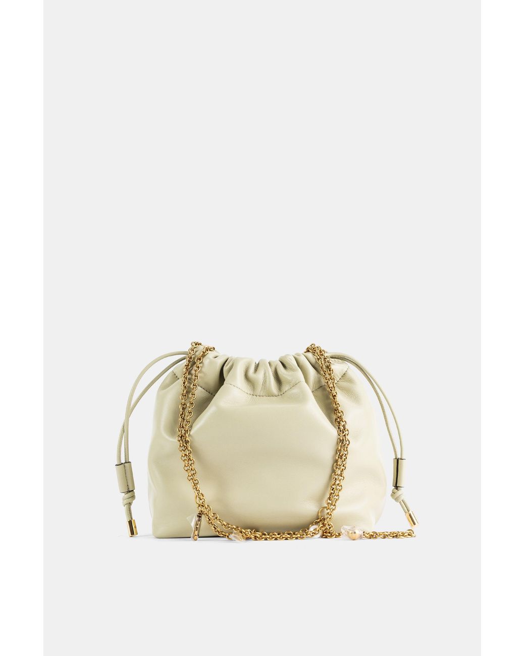 Chloé Natural Icons Pouch Jade Nappa Lambskin Clutches