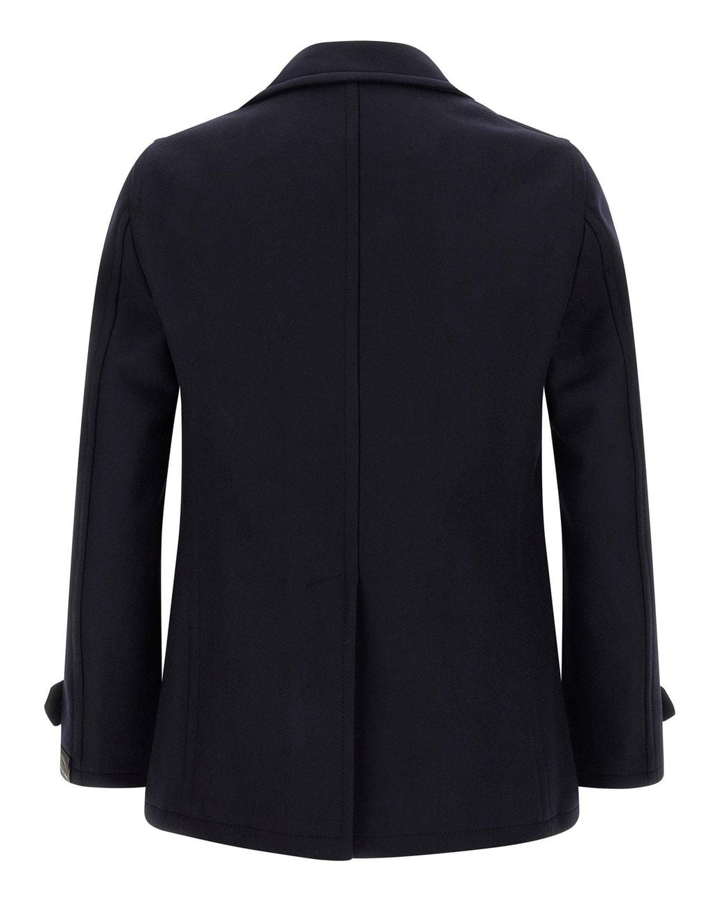 Tagliatore Blue Monaco Coat for men