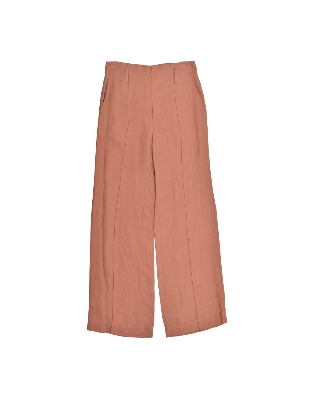 Brunello Cucinelli Pink Clay Wide Leg Trousers