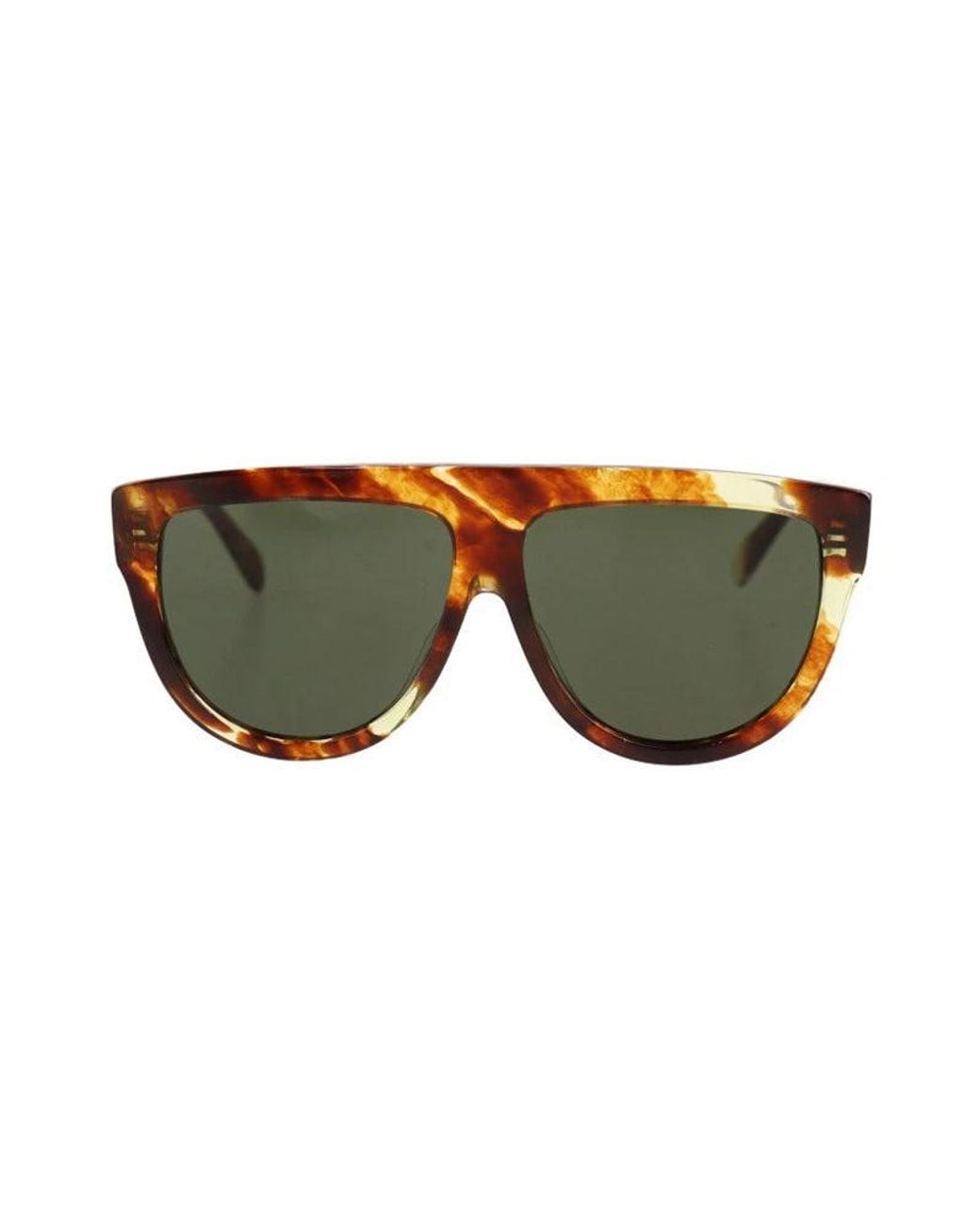 Céline Brown Sunglasses Geometric Full Rim, Frame And Lens Cl40001I56N