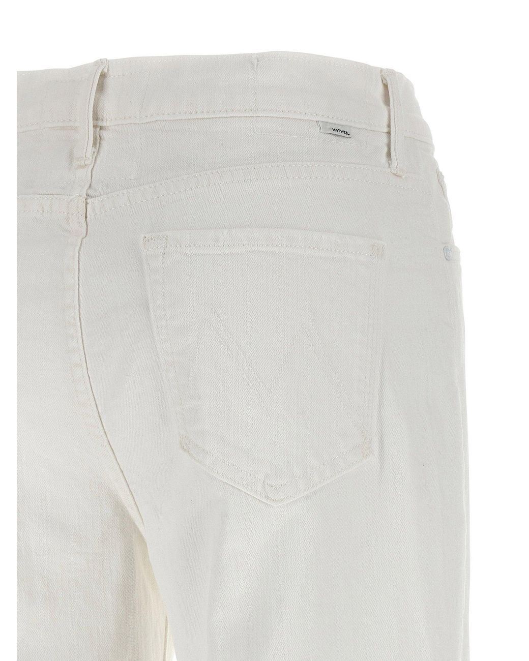 Mother White The Kick It Jeans