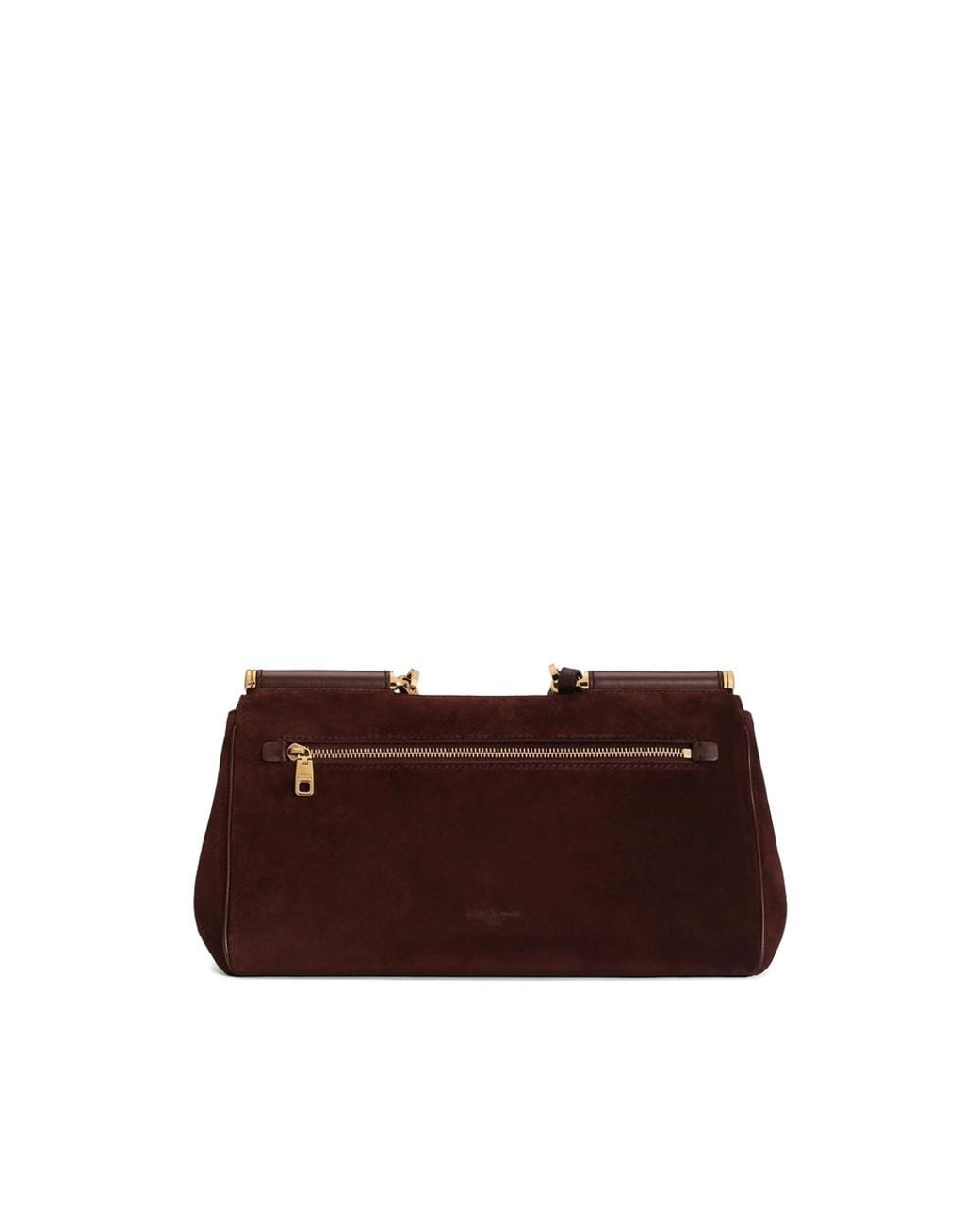 Dolce & Gabbana Brown Leather Tote Bag My Sicily Calfskin