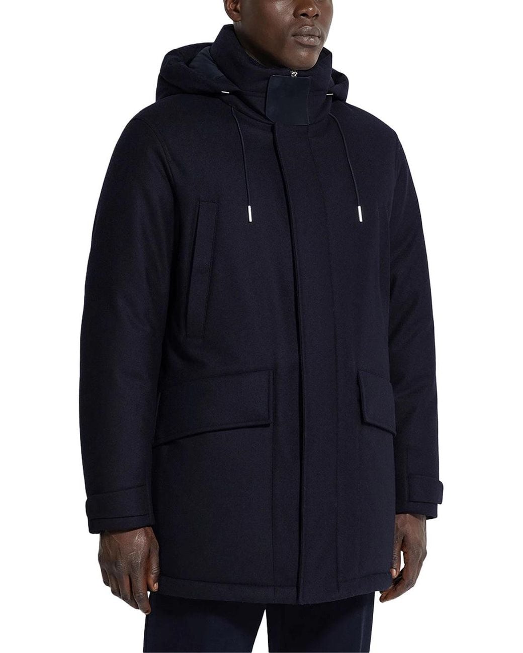 Zegna Blue Technical Parka for men