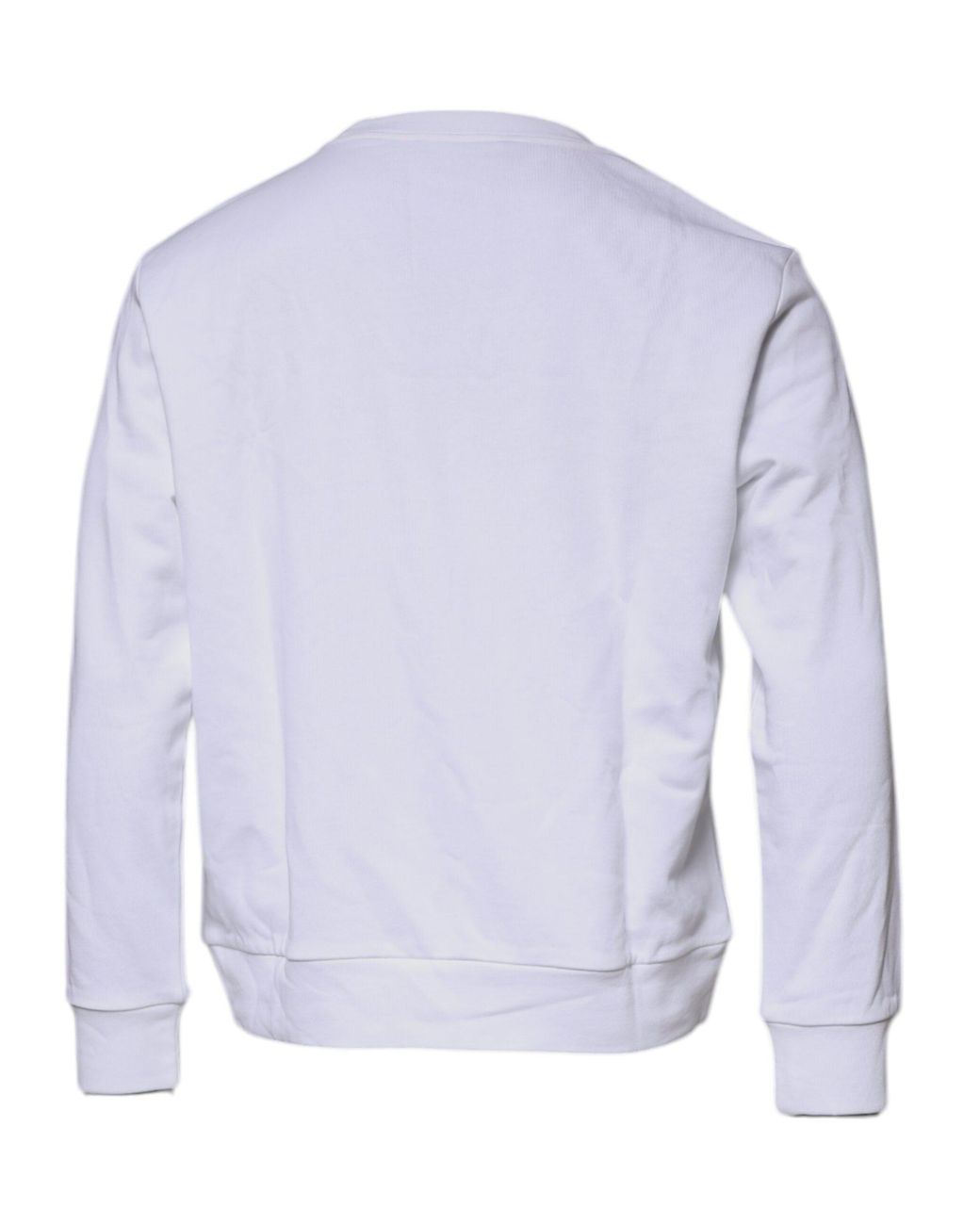 Versace White Medusa Embroidery Crew Neck Pullover Sweater for men