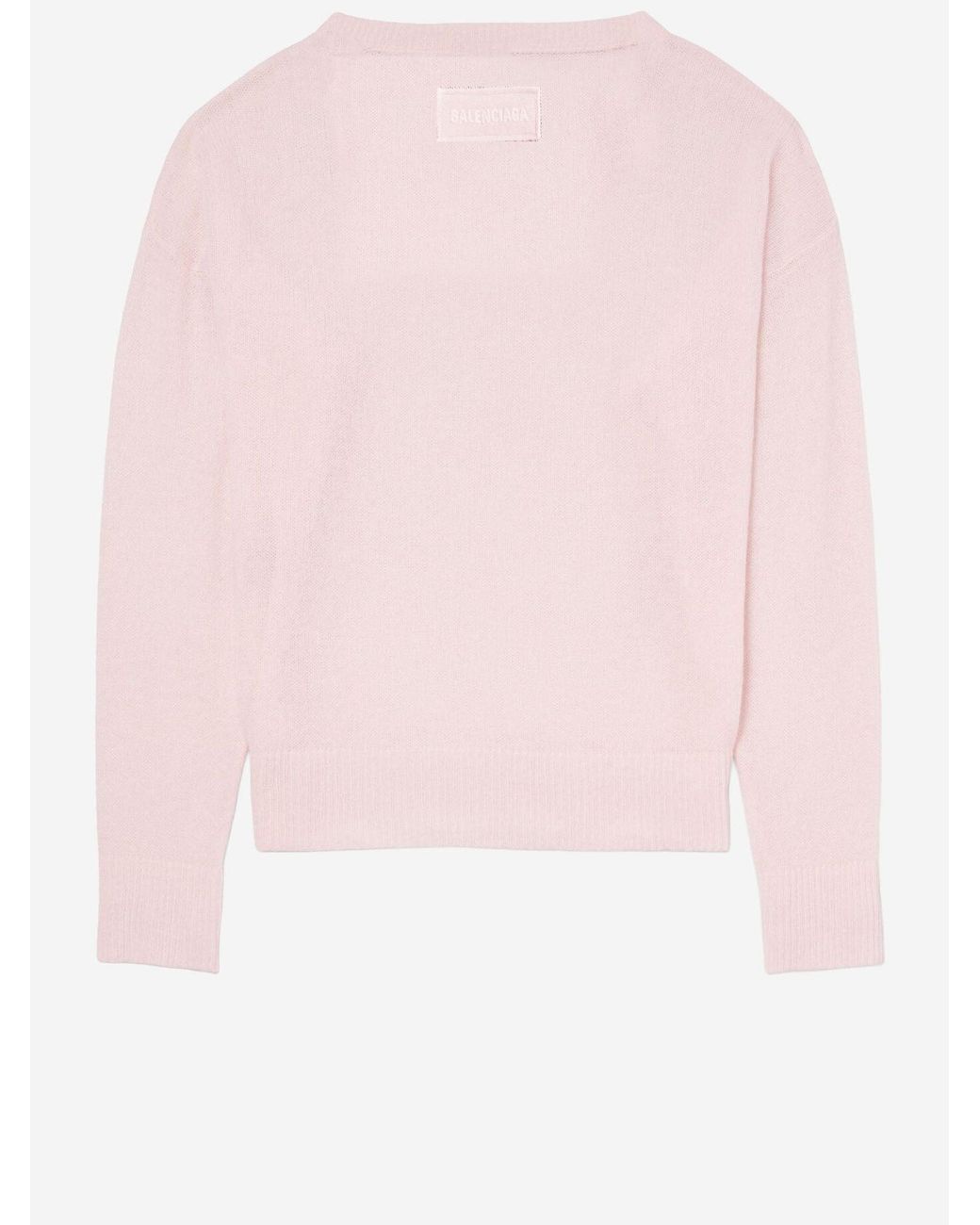 Balenciaga Pink Sweater Cashmere