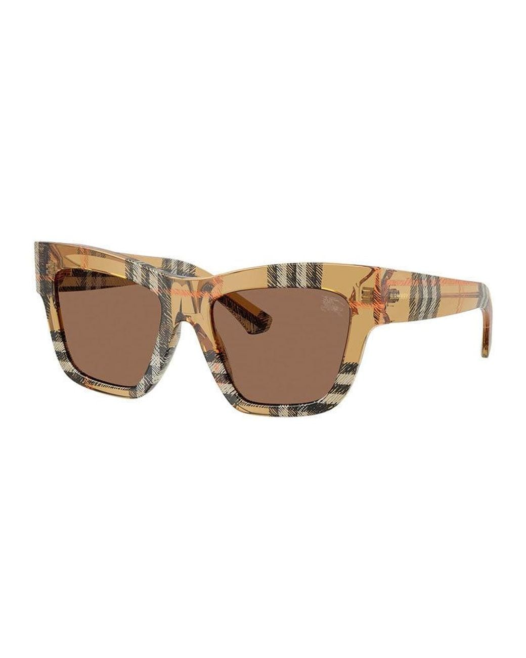 Burberry Brown Frame And Lens Sunglasses