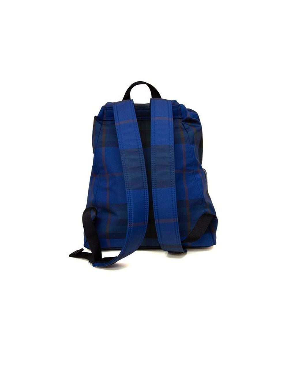 Burberry Blue Backpack Polyester Polyurethane for men