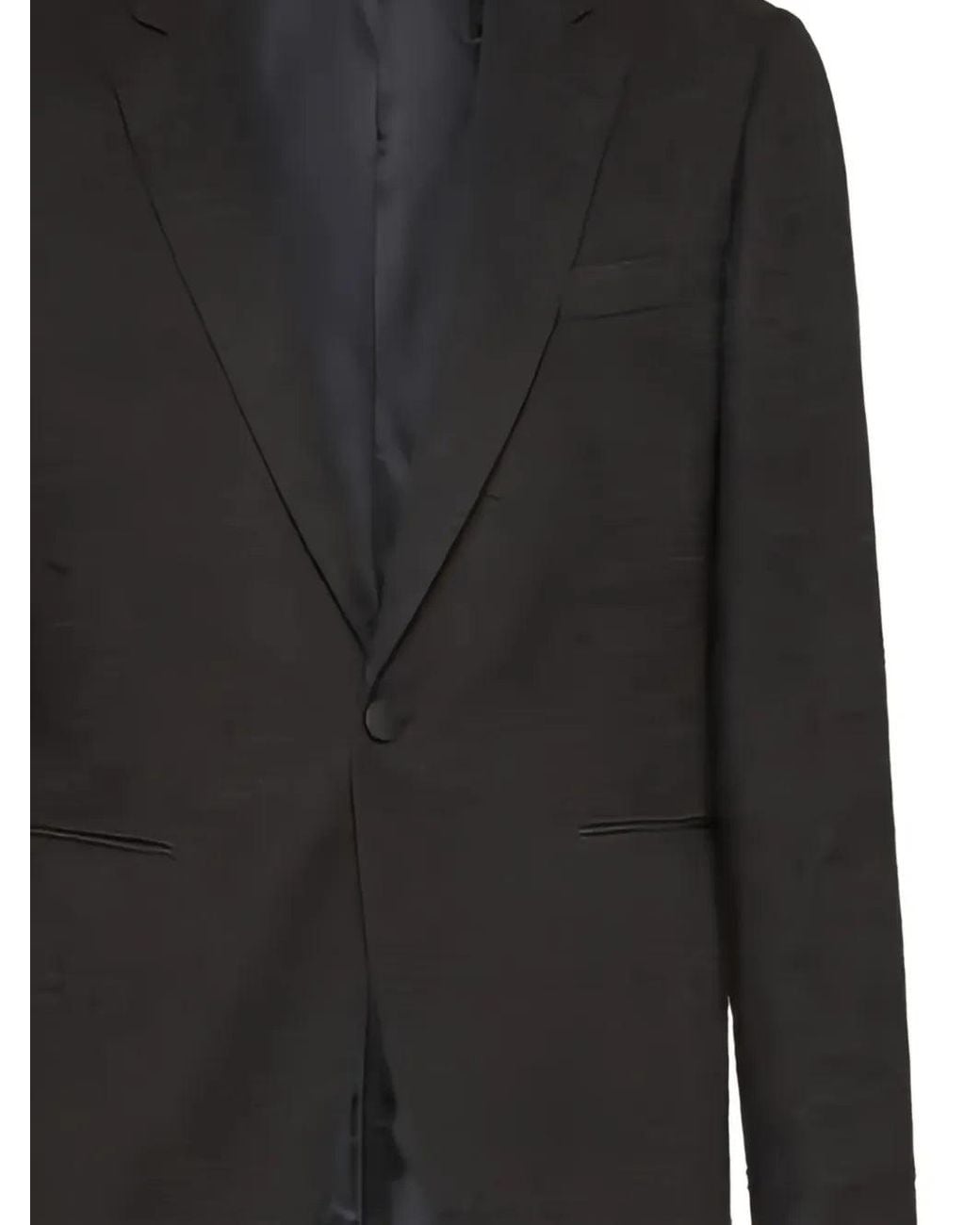 Ferragamo Black 2 Buttons Jacket Clothing for men