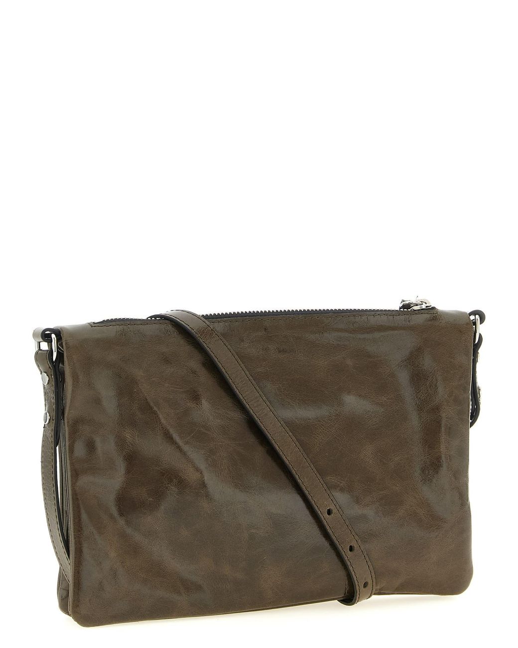 Isabel Marant Gray Winna Duo Crossbody Bag