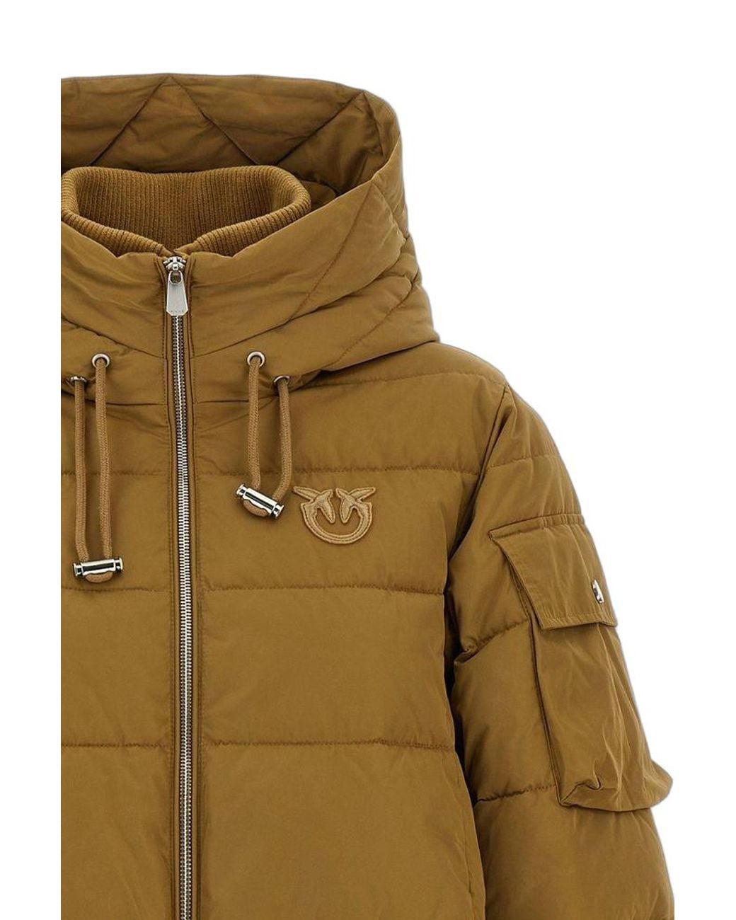 Pinko Natural Pinko Down Jacket — Camel