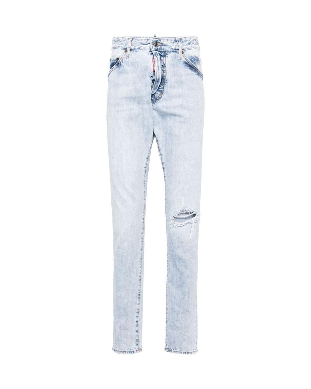 DSquared² White Cool Guy Distressed Jeans Clothing for men