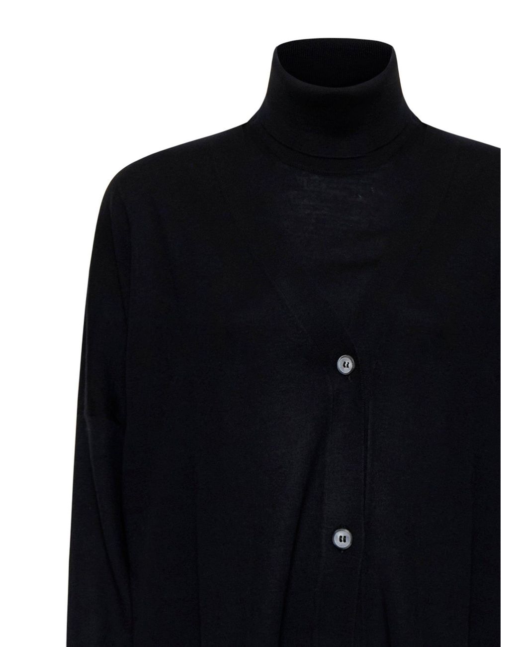 Blanca Vita Black Twin Set Virgin Wool Trouser Suits
