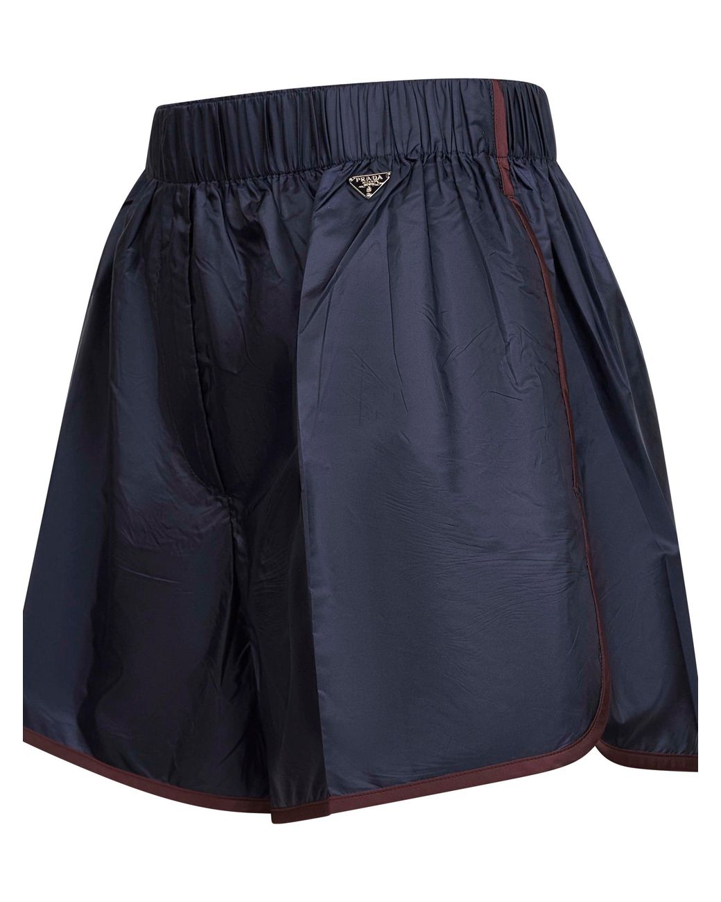 Prada Blue Re-Nylon Shorts Recycled Polyamide