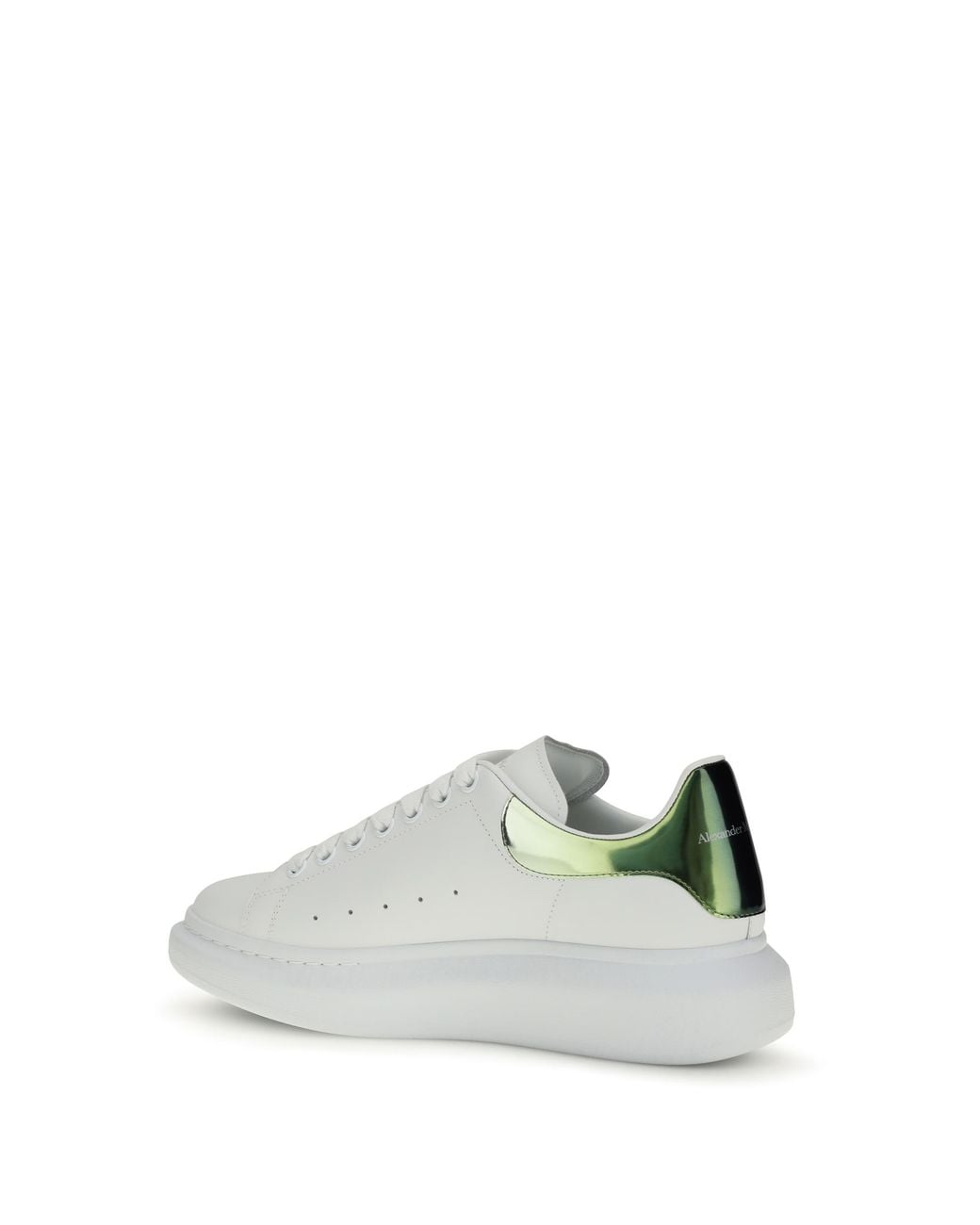 McQueen White Leather Sneakers for men