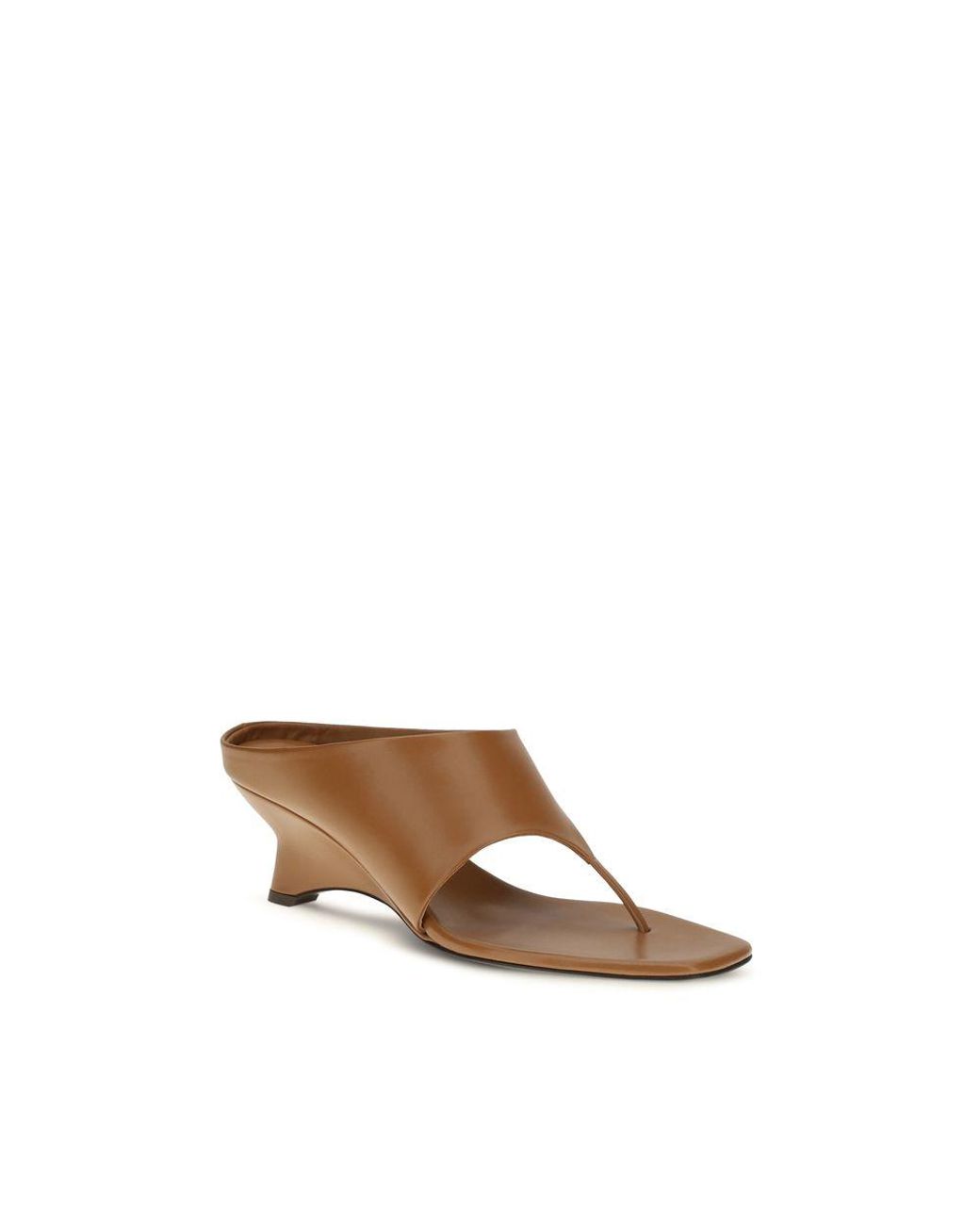 Khaite Brown Mule Sandals Marlow
