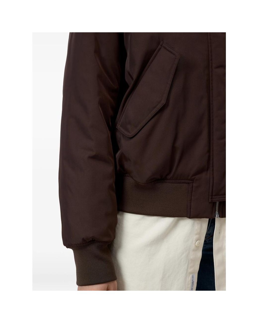 Closed Brown Bomber Jacket