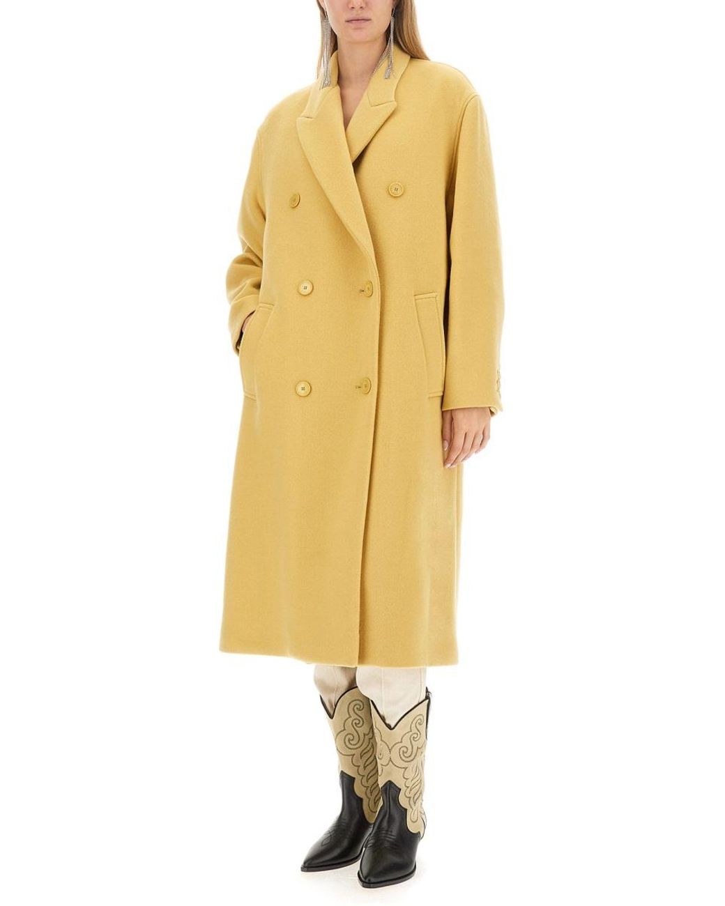 Isabel Marant Yellow Isabel Marant Theodore Trench Coat