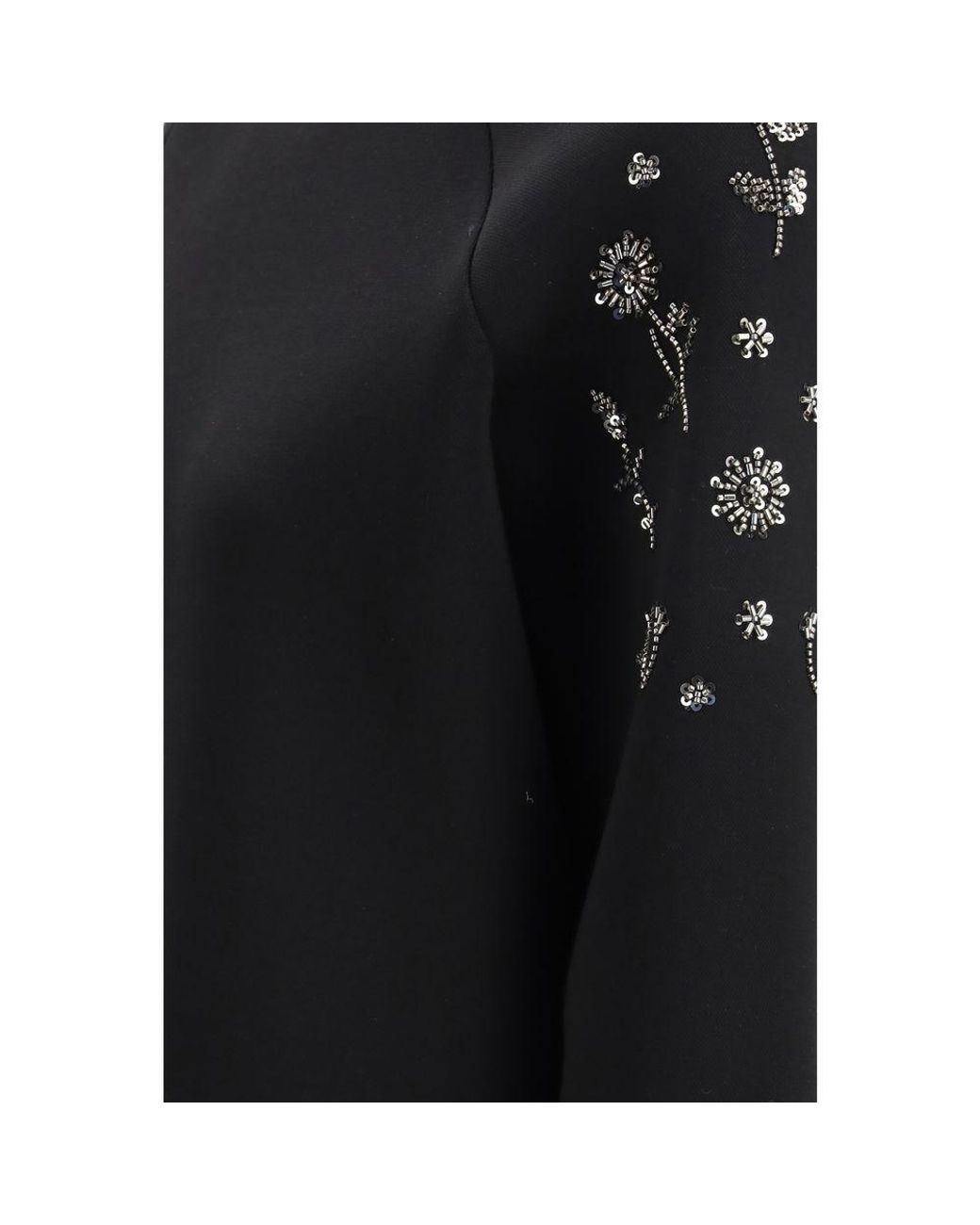 Max Mara Black Polyester Sweatshirt