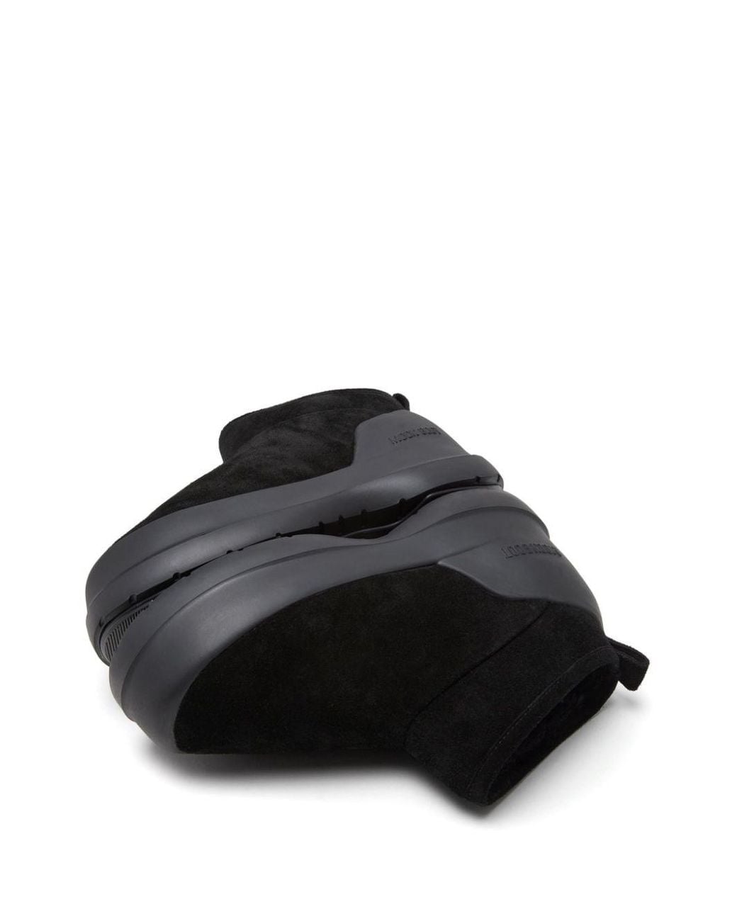 Moon Boot Capsule Black Polyester Leather