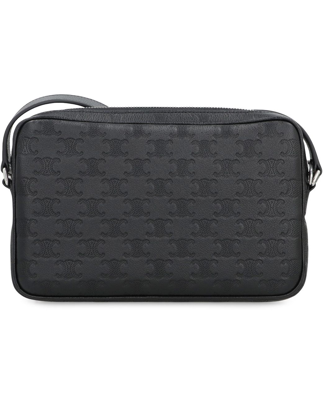 Céline Black Calf Leather Messenger Bag Calfskin for men