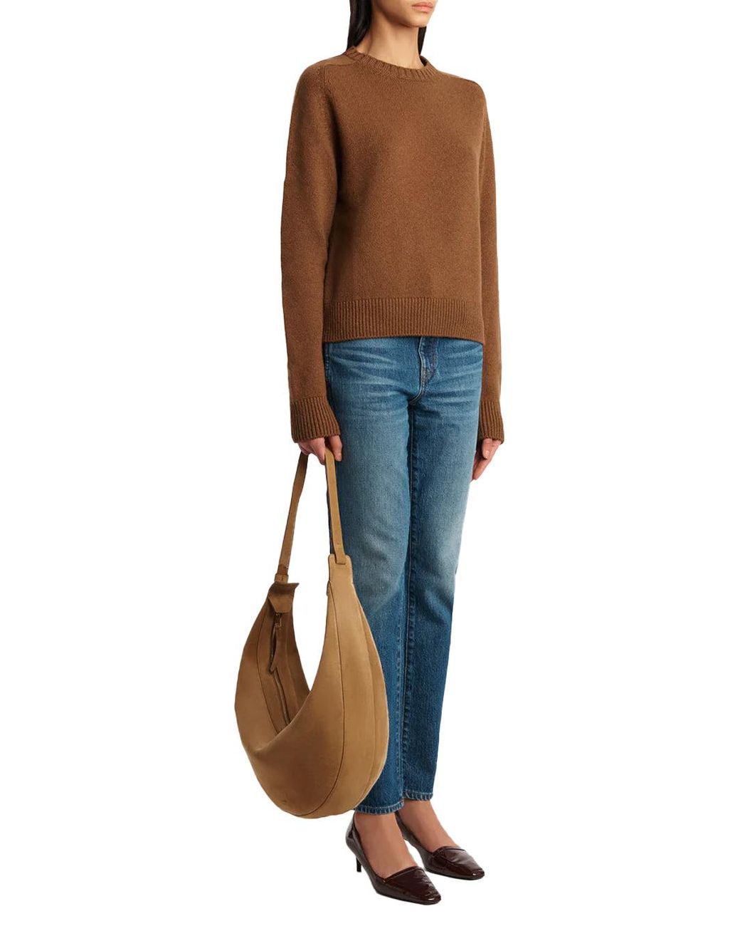 Khaite Brown Nera Sweater Maple