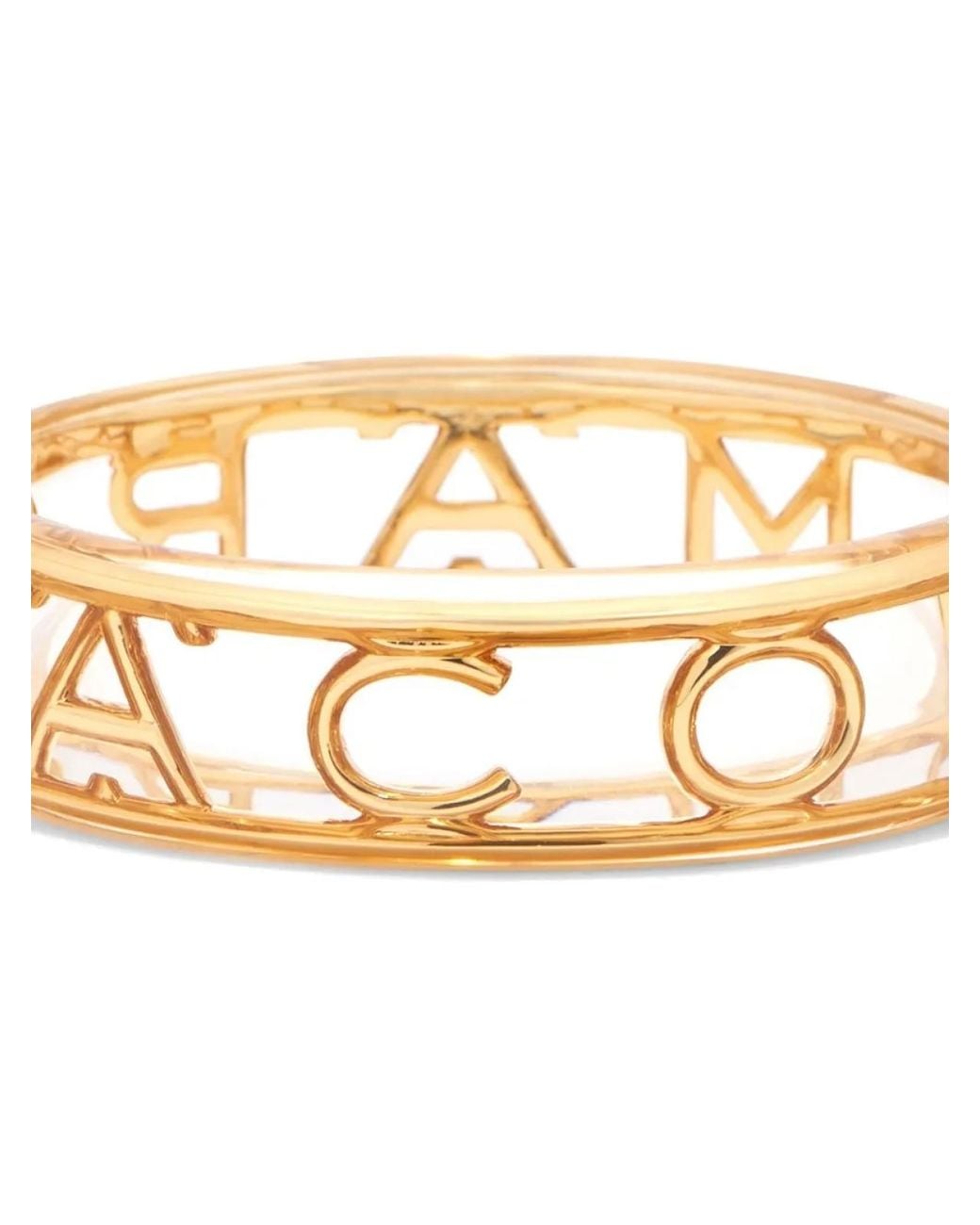 Marc Jacobs Metallic The Monogram Bangle Bracelet