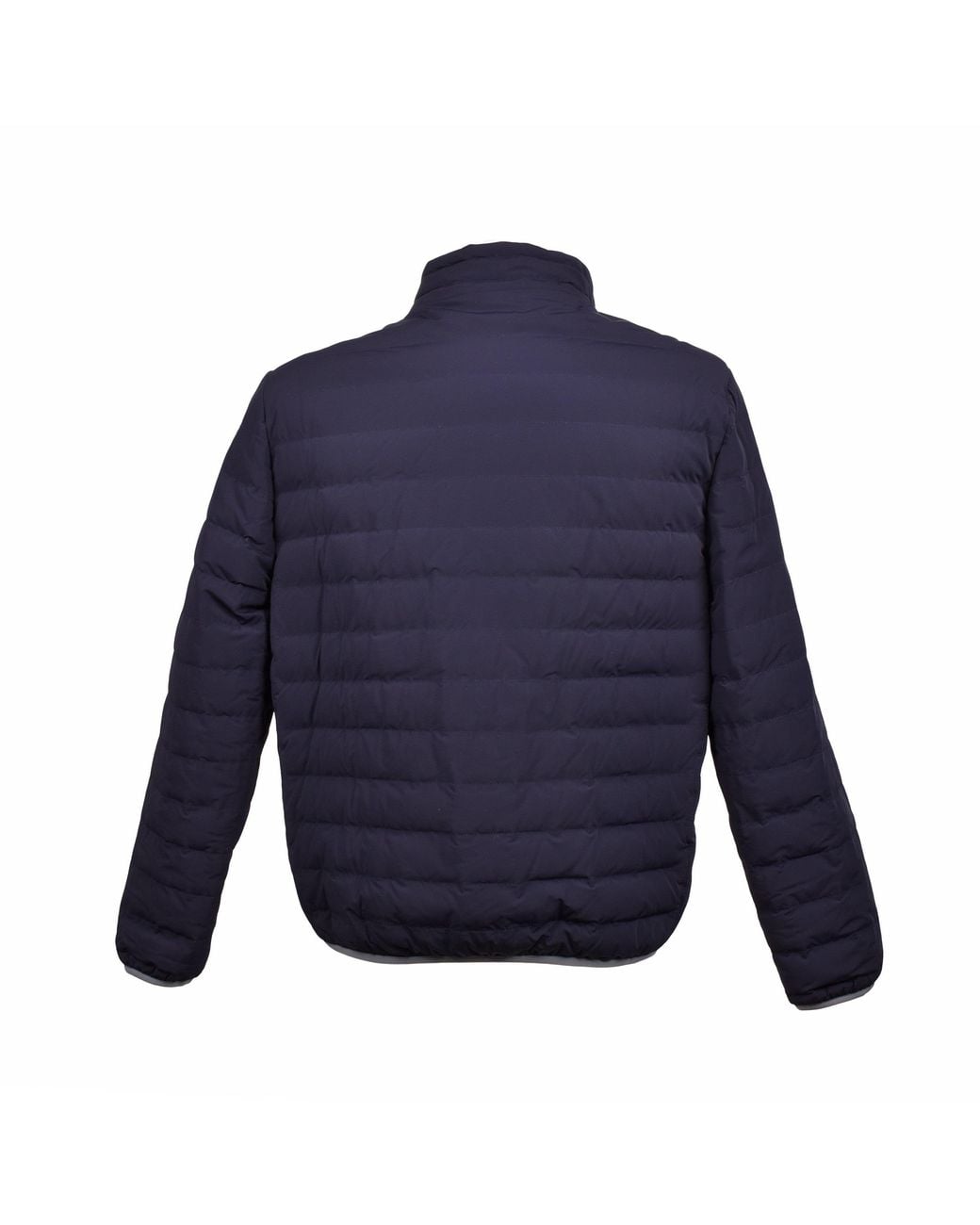 Brunello Cucinelli Blue Quilted Zip Jacket Clothing for men