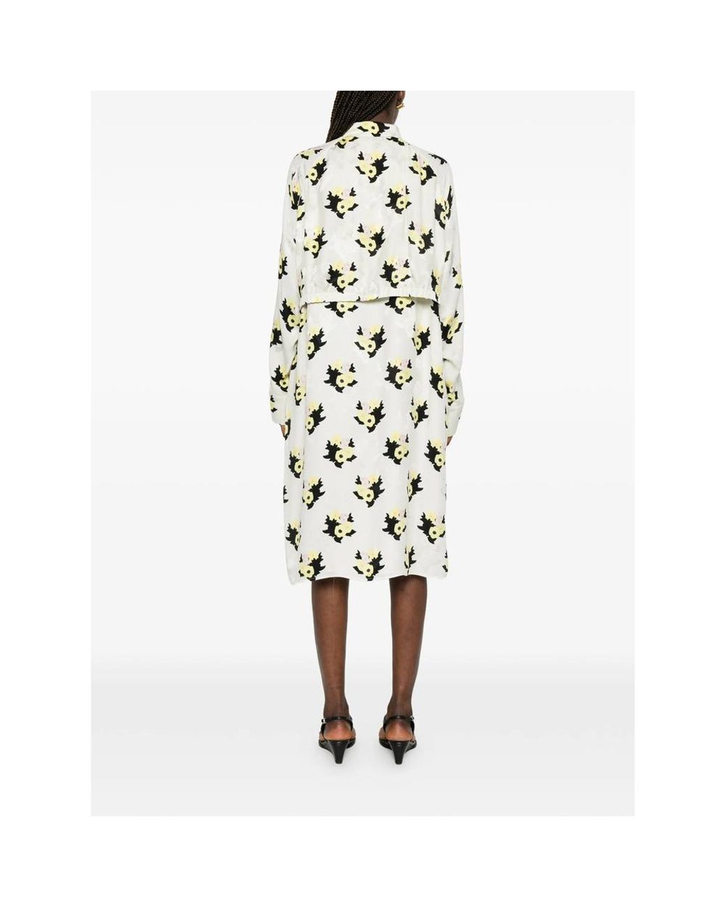 Fendi White Neutrals Dresses
