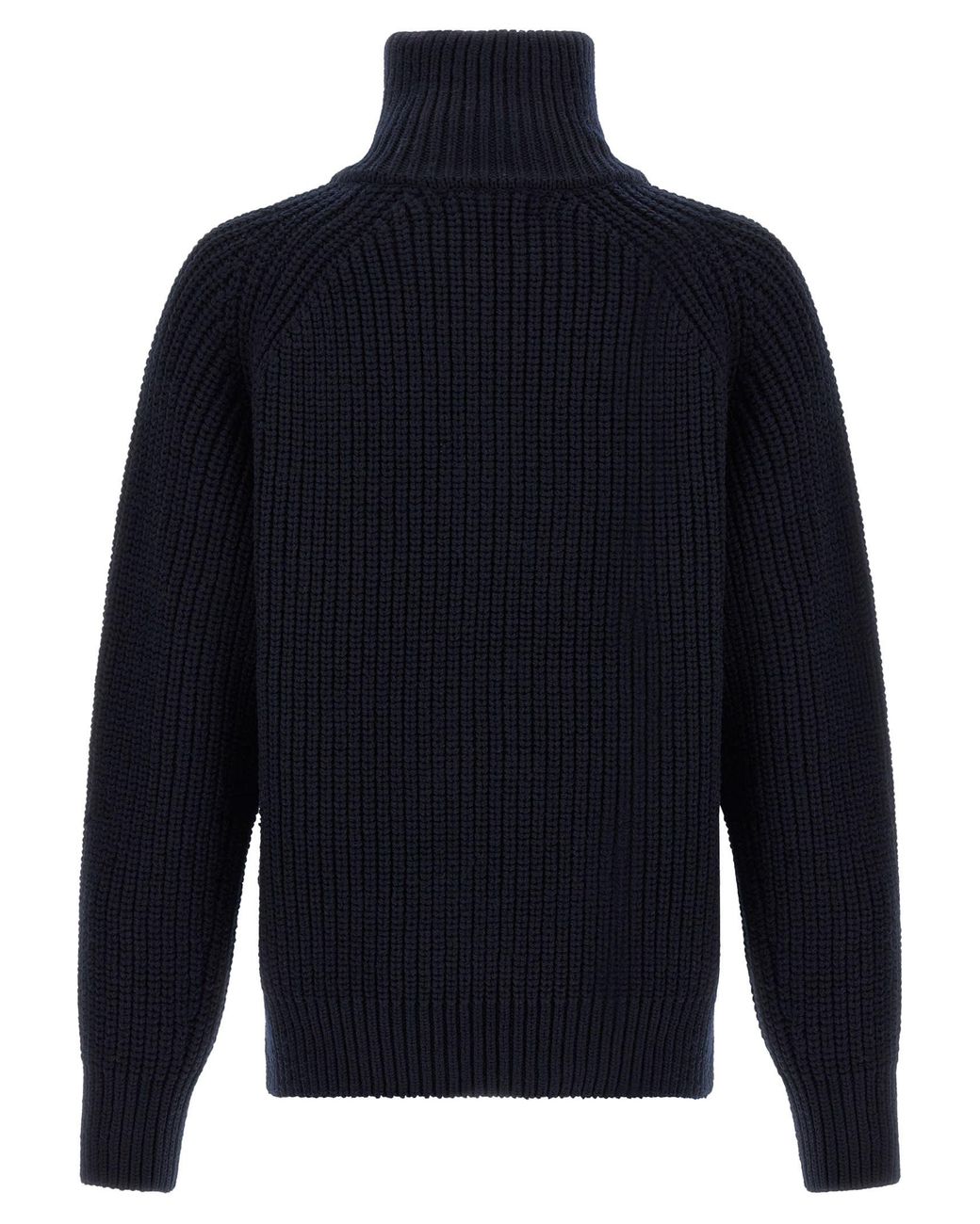 Dries Van Noten Monty Full-Zip Turtleneck Sweater in Blue for Men