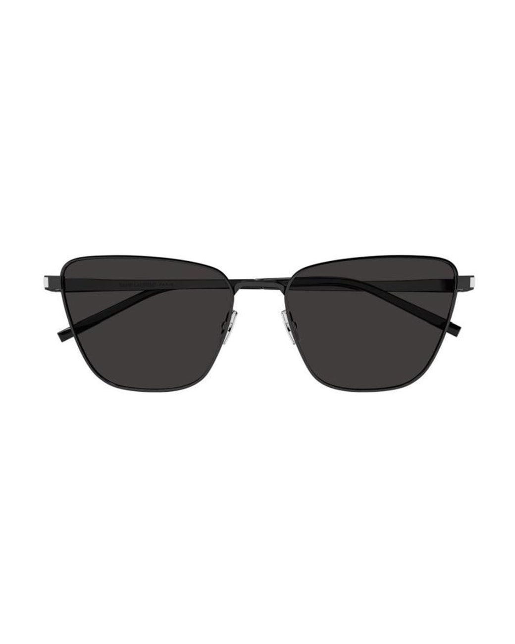 Saint Laurent Black Sunglasses Cat Eye Full Rim, Frame And Lens Sl551001