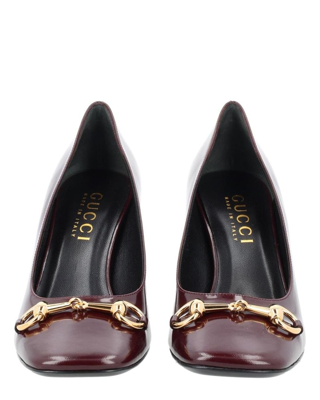 Gucci Black Leather Pumps Lady Calf