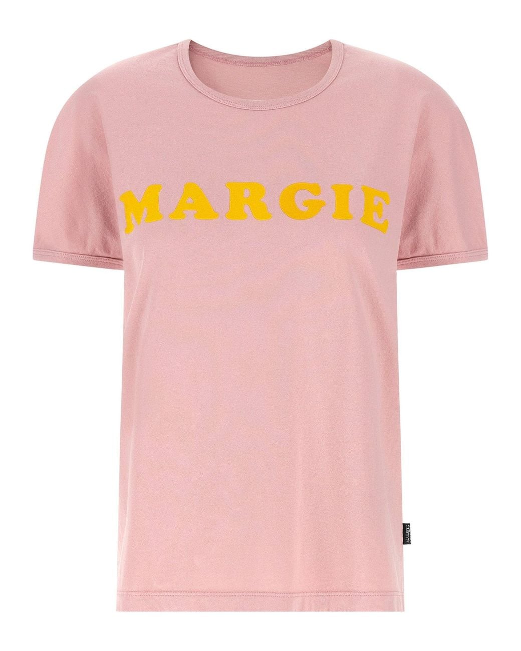 MM6 by Maison Margiela Pink Arc Print T-Shirt