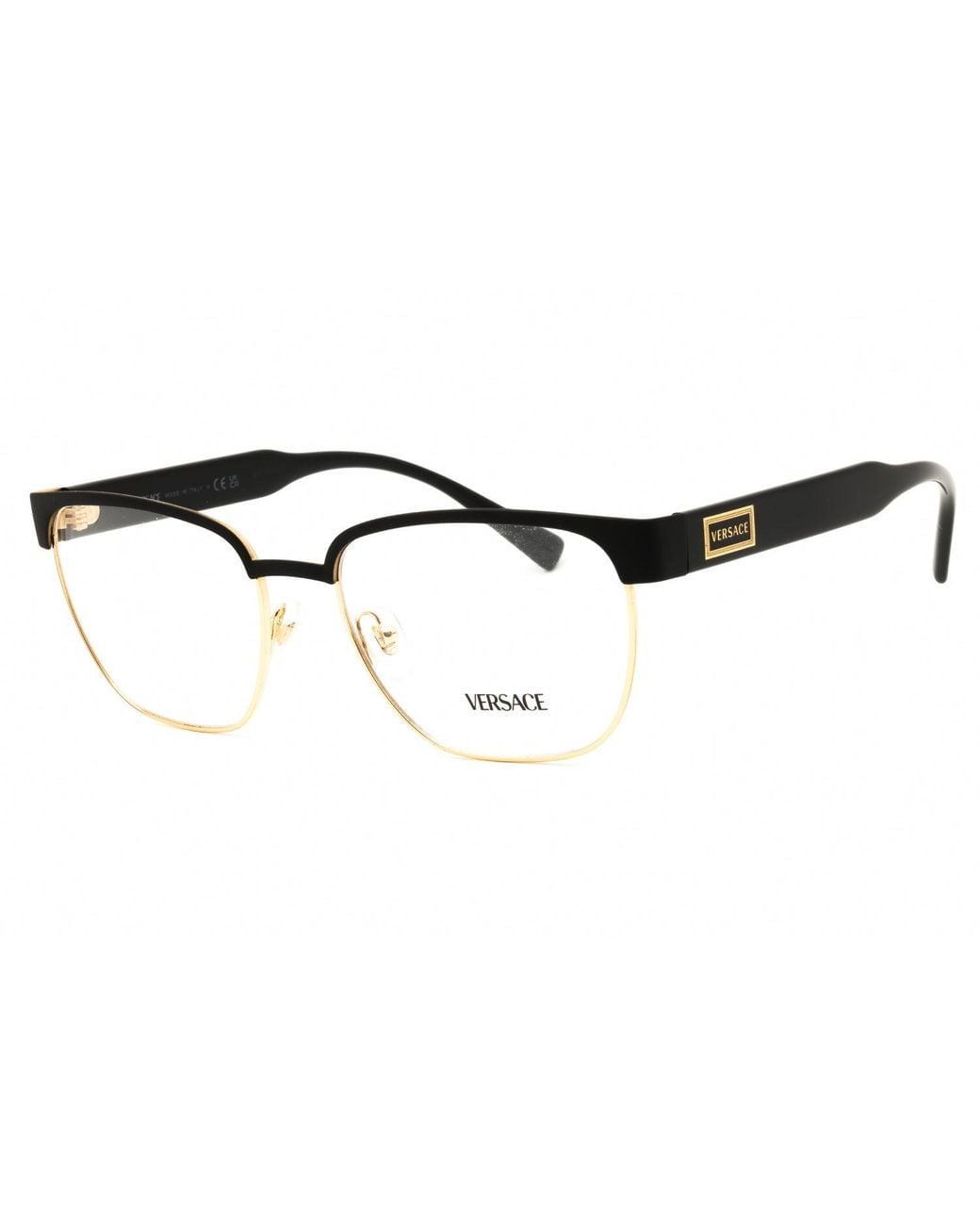 Versace Black Versace 0Ve1264 Metal Frame Eyeglasses
