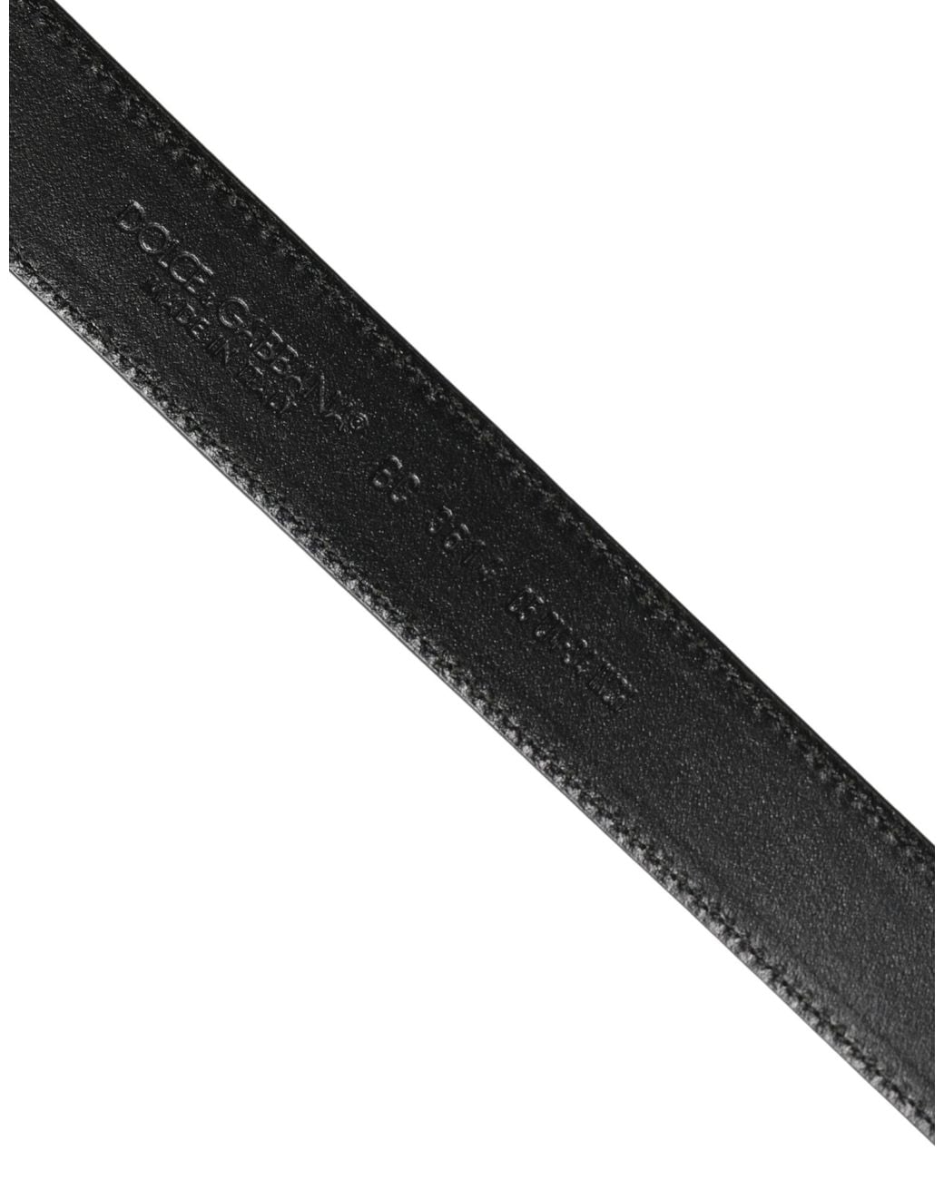 Dolce & Gabbana Brown Dolce & Gabbana Calf Leather Metal Buckle Belt for men