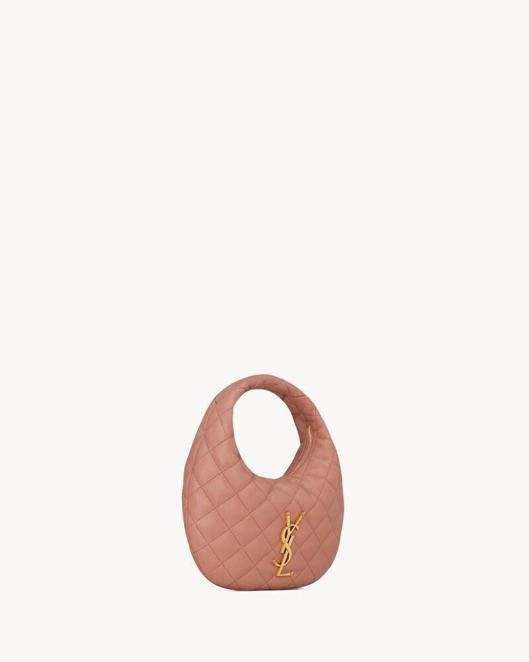 Saint Laurent Pink Saint Laurent Hobo Mini Bag