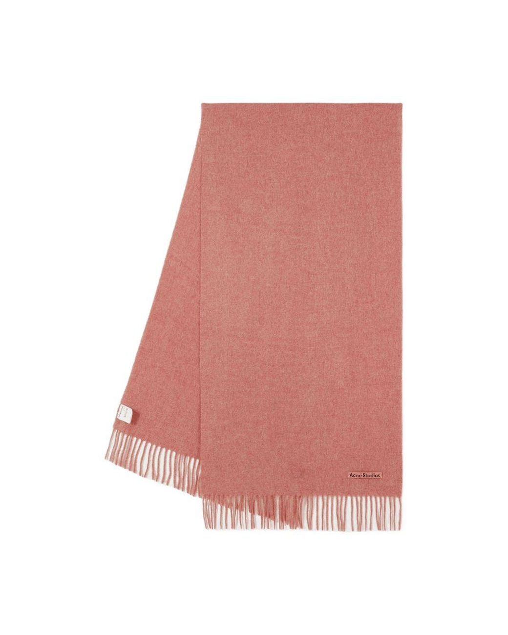 Acne Pink Canada Scarf Wool Accessories
