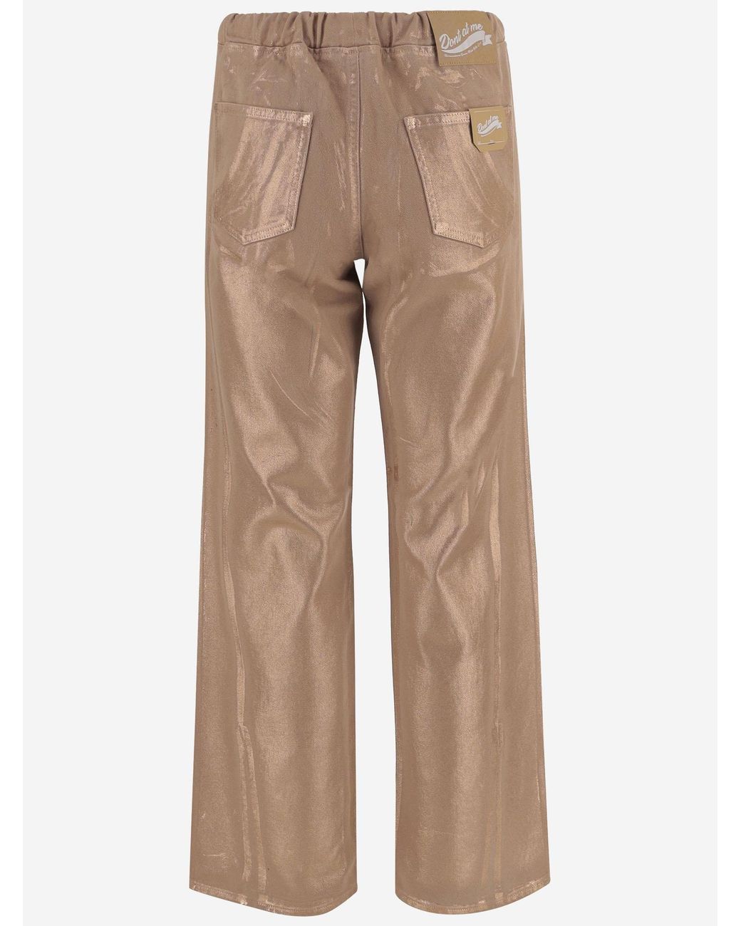 DON'T @ ME Natural Cotton Trousers