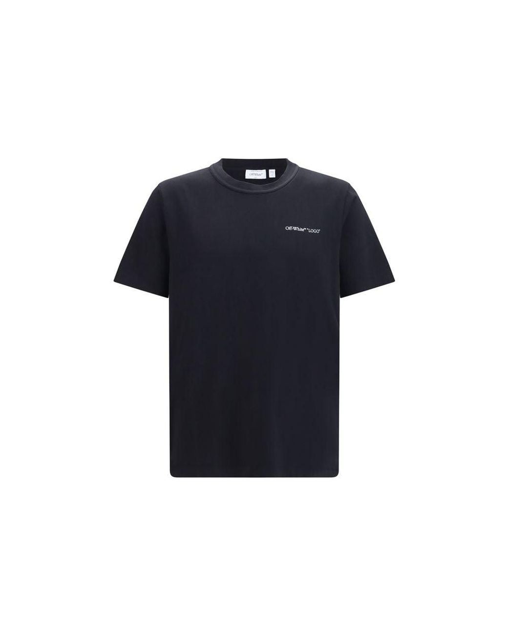 Off-White c/o Virgil Abloh Blue Black Cotton T-shirt - L for men