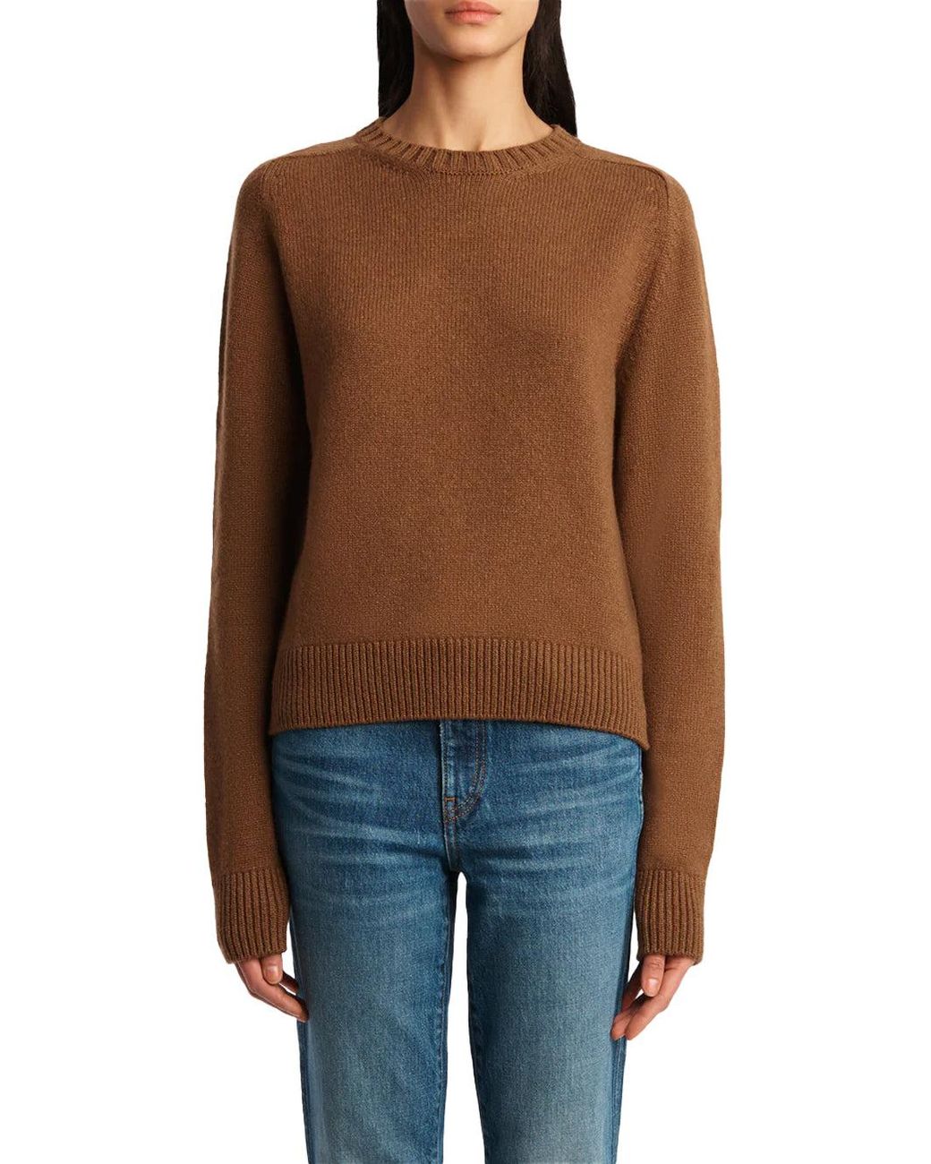 Khaite Brown Nera Sweater Maple