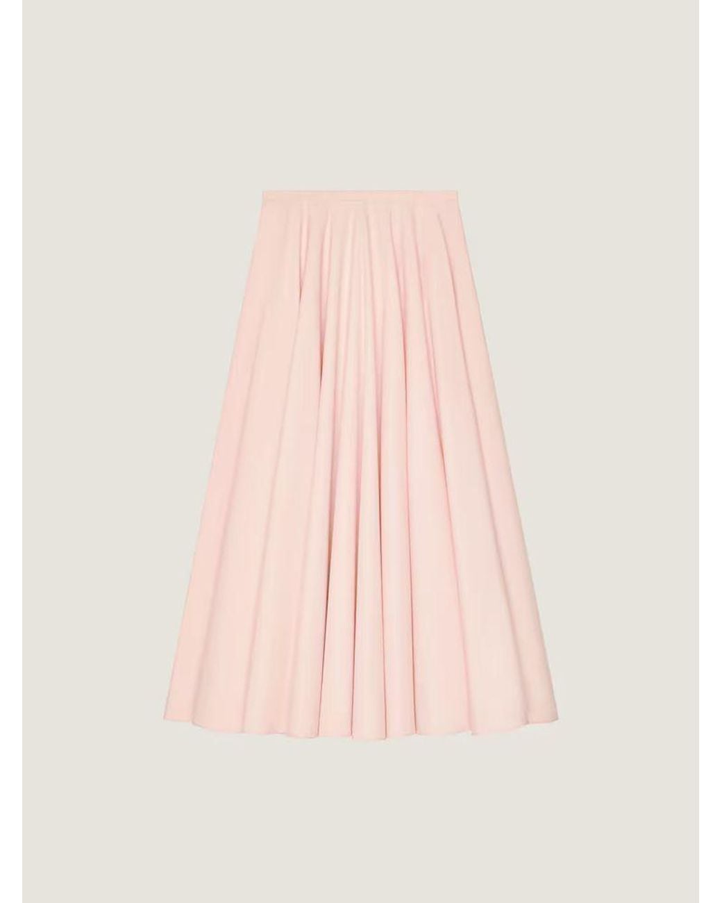 Givenchy Pink Givenchy Pleated A-Line Skirt