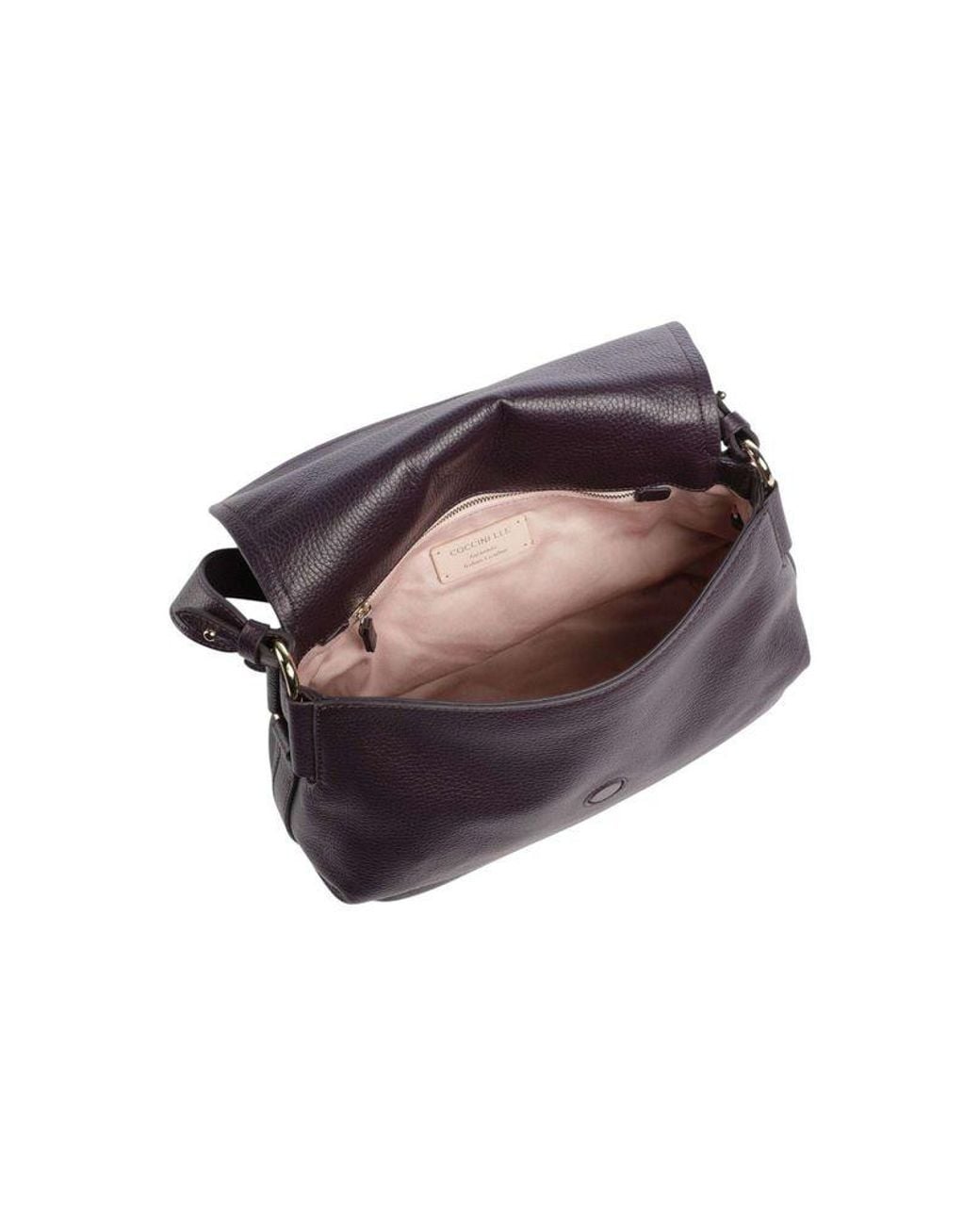 Coccinelle Blue Crossbody Bag Cowhide Leather