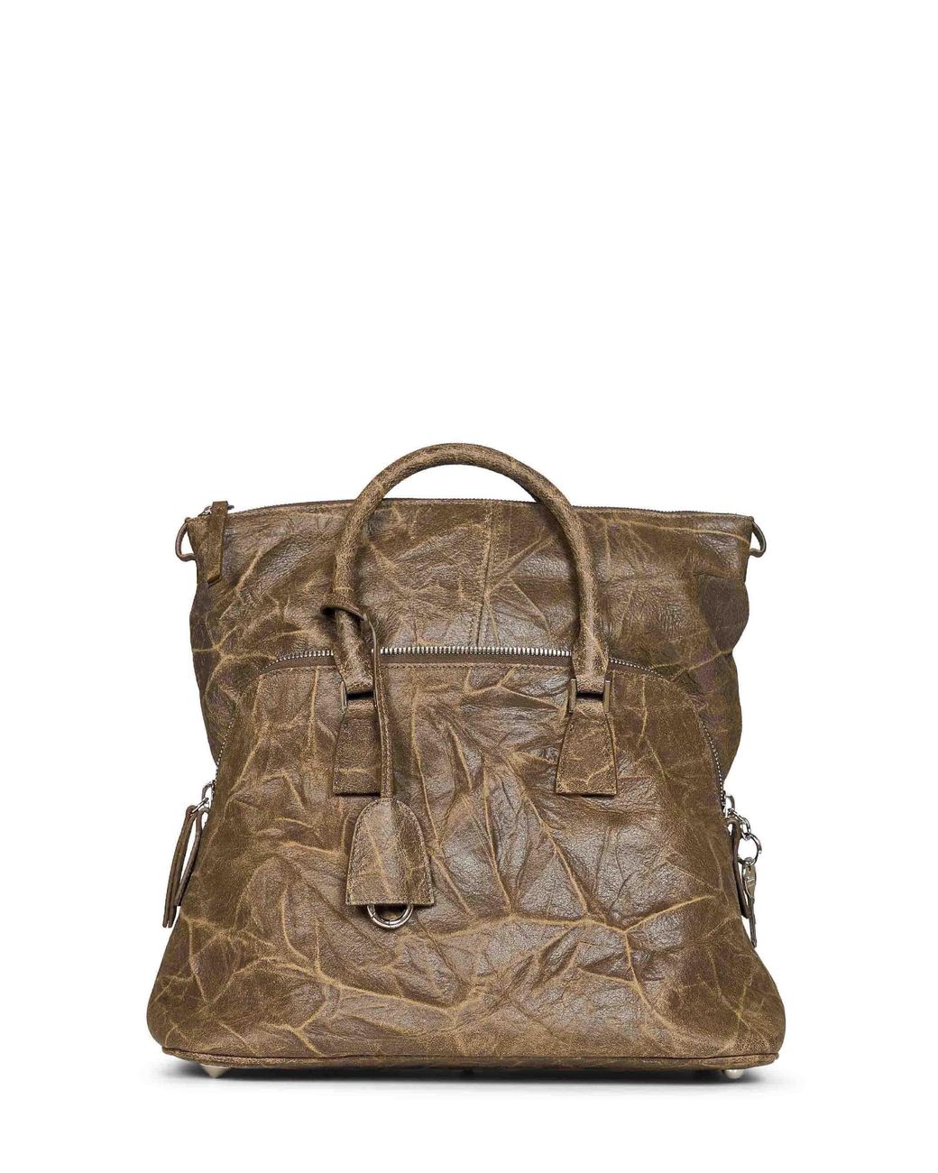 Maison Margiela Brown 5Ac Soft Medium Handbag