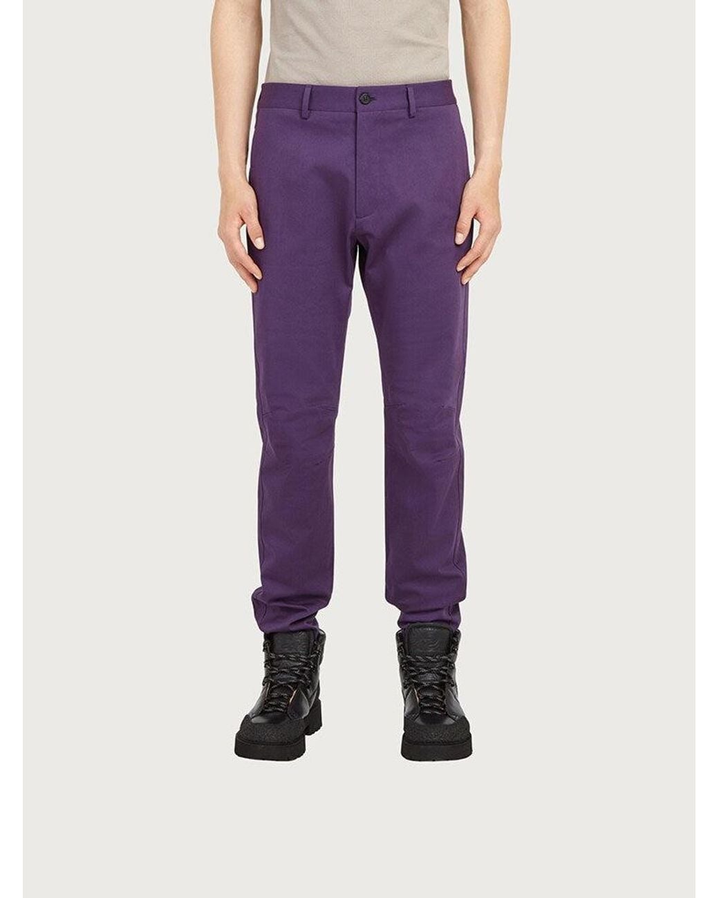 Ferragamo Purple Trousers for men