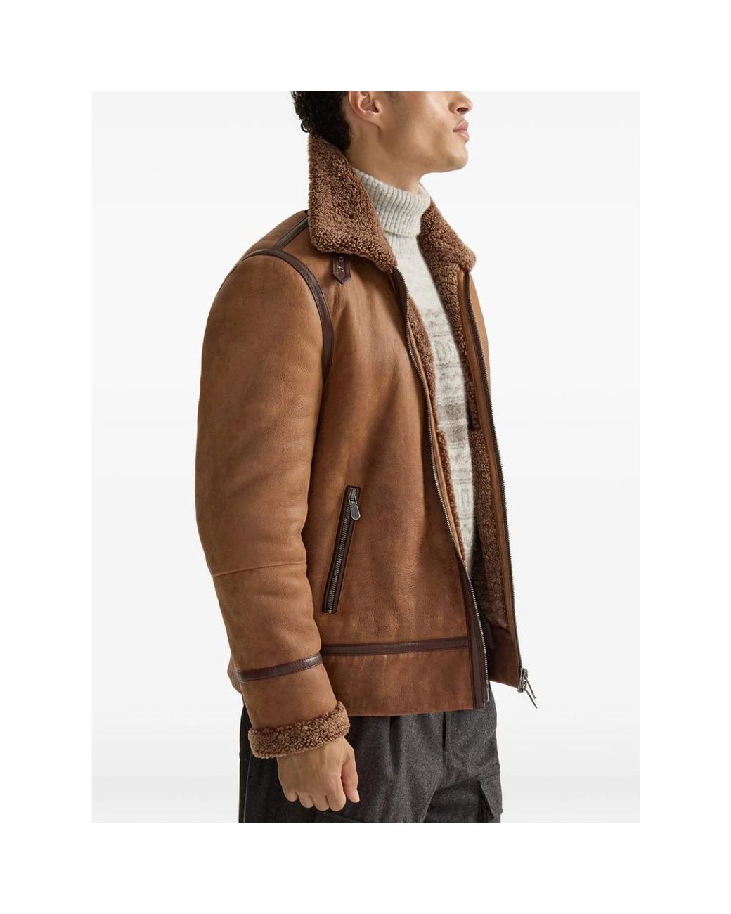 Brunello Cucinelli Brown Jackets for men