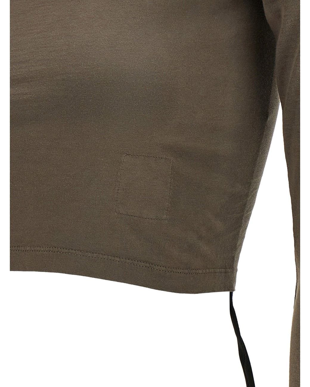 Rick Owens Gray Ziggy Top