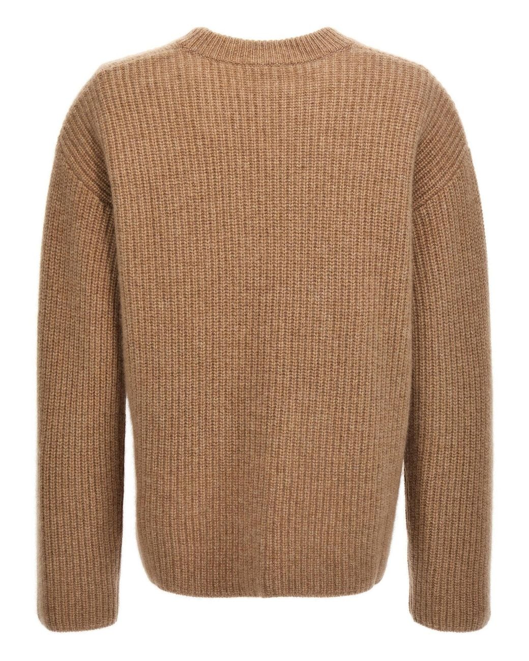 P.A.R.O.S.H. Brown Cashmere Crewneck Sweater