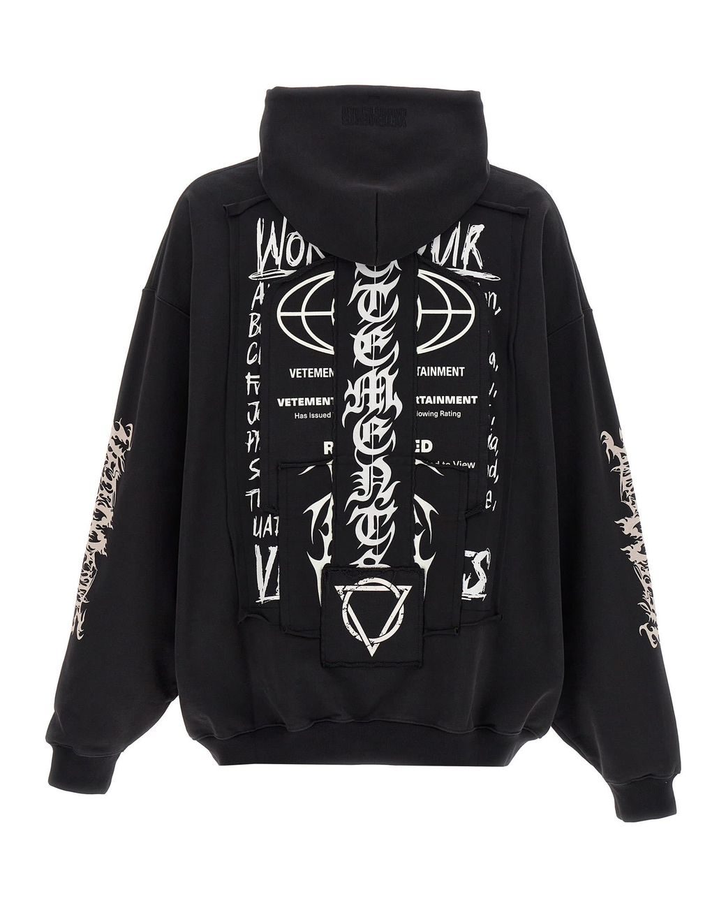 vetements--Patched-Logo-Hoodie